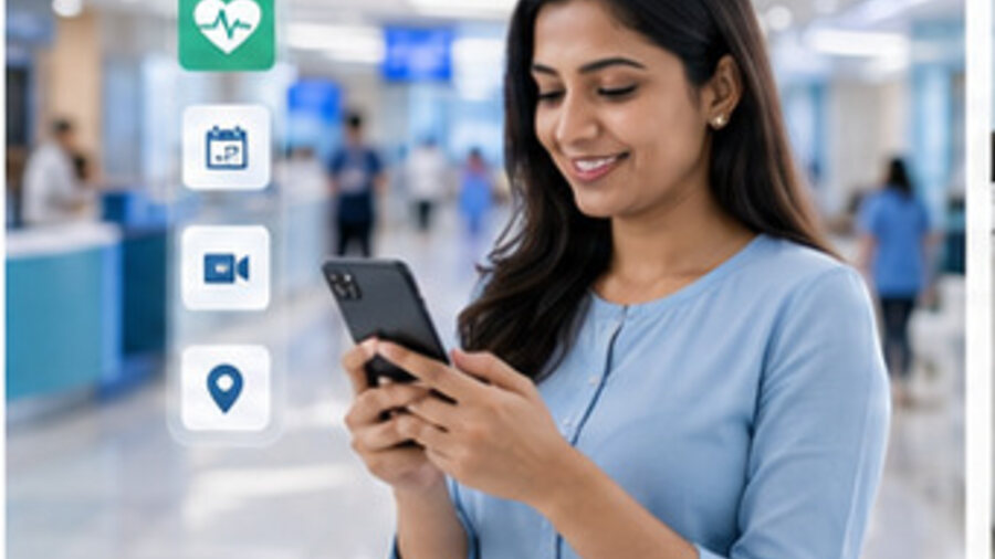 Mobile App — HospiNuera healthcare platform
